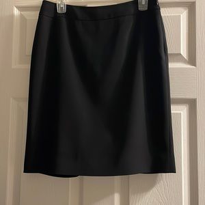 Ann Taylor Black Pencil Skirt Size 8 Petite